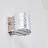 Bamako Aplique Plata, 1 luz