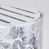 Bamako Aplique Plata, 1 luz