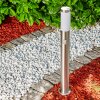 Poste de Jardín Norburg Acero inoxidable, 1 luz, Sensor de movimiento