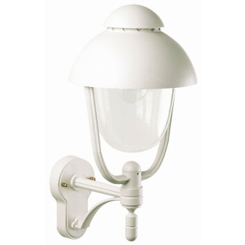 Albert 688 Aplique para exterior Blanca, 1 luz