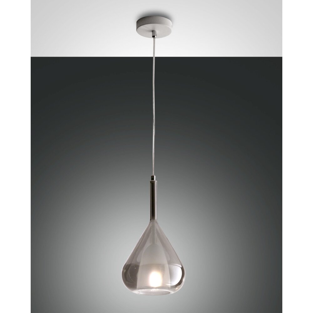Fabas Luce Lila Lámpara Colgante Ahumado, 1 luz main product photo