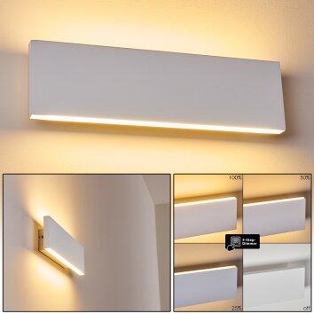 Obion Aplique LED Blanca, 2 luces