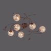 Paul Neuhaus GRETA Lámpara de Techo Color óxido, 6 luces