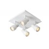 Lucide SIRENE Lámpara de techo LED Blanca, 4 luces