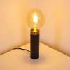 Eichokori Lámpara de Mesa Cobre, Negro, 1 luz