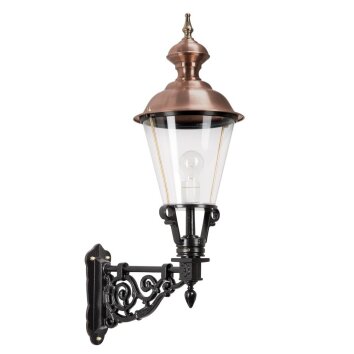 KS Verlichting Marken Aplique Cobre, Negro, 1 luz