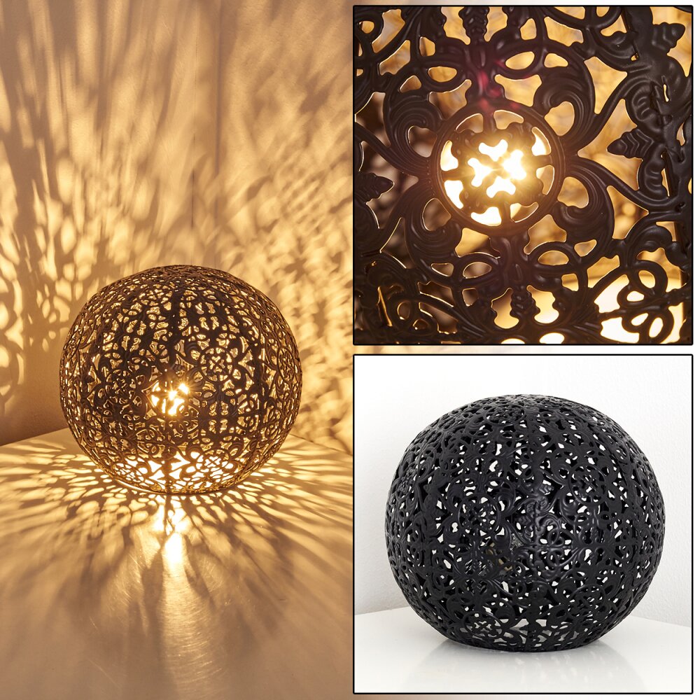 Kobenhavn Lámpara de Mesa Negro, 1 luz main product photo