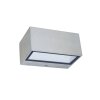 Lutec GEMINI Aplique para exterior LED Gris, Plata, 1 luz