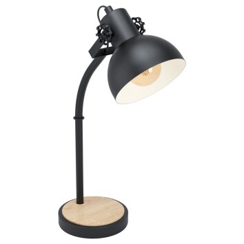 EGLO LUBENHAM Lámpara de Mesa Marrón, Negro, 1 luz