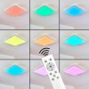 Antria Lámpara de Techo LED Blanca, 1 luz, Cambia de color