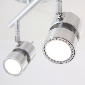 Steinhauer Natasja Lámpara de Techo LED Acero inoxidable, 2 luces