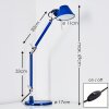 Artemide TOLOMEO MICRO Lámpara de Mesa Azul, 1 luz