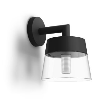 Philips Hue White & Color Ambiance Attract Aplique LED Negro, 1 luz