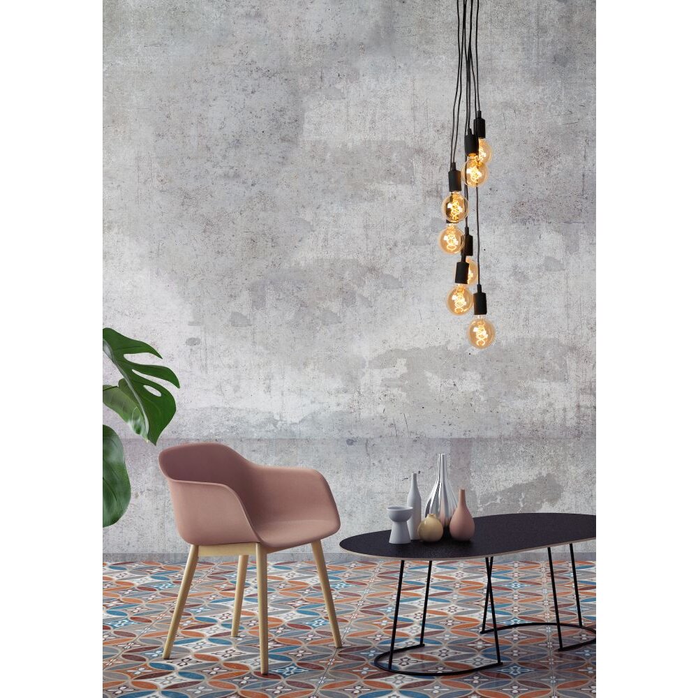 Lucide FIX MULTIPLE Lámpara Colgante Negro, 7 luces main product photo