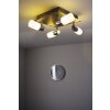 Trio 8214 Lámpara de techo LED Aluminio, Cromo, Acero inoxidable, 4 luces