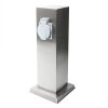 KS Verlichting socket Enchufes de exterior Color acero inoxidable, 1 luz