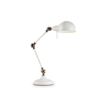 Ideal Lux TRUMAN Lámpara de Mesa Blanca, 1 luz