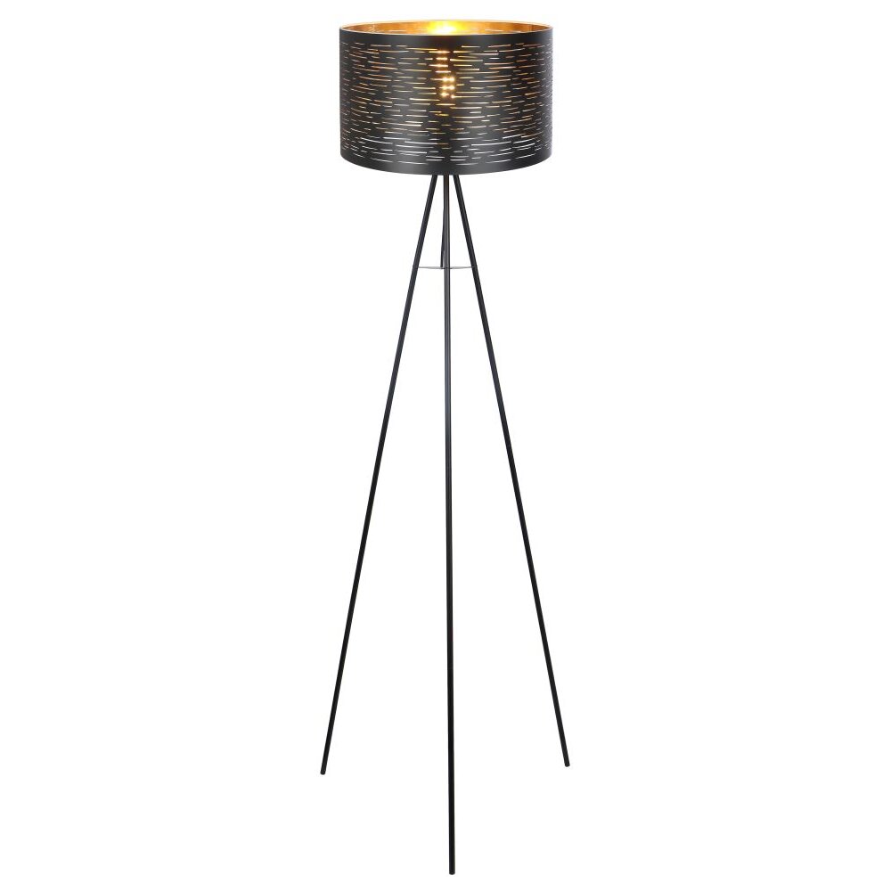 Lámpara de Pie Globo TUNNO Negro, 1 luz main product photo