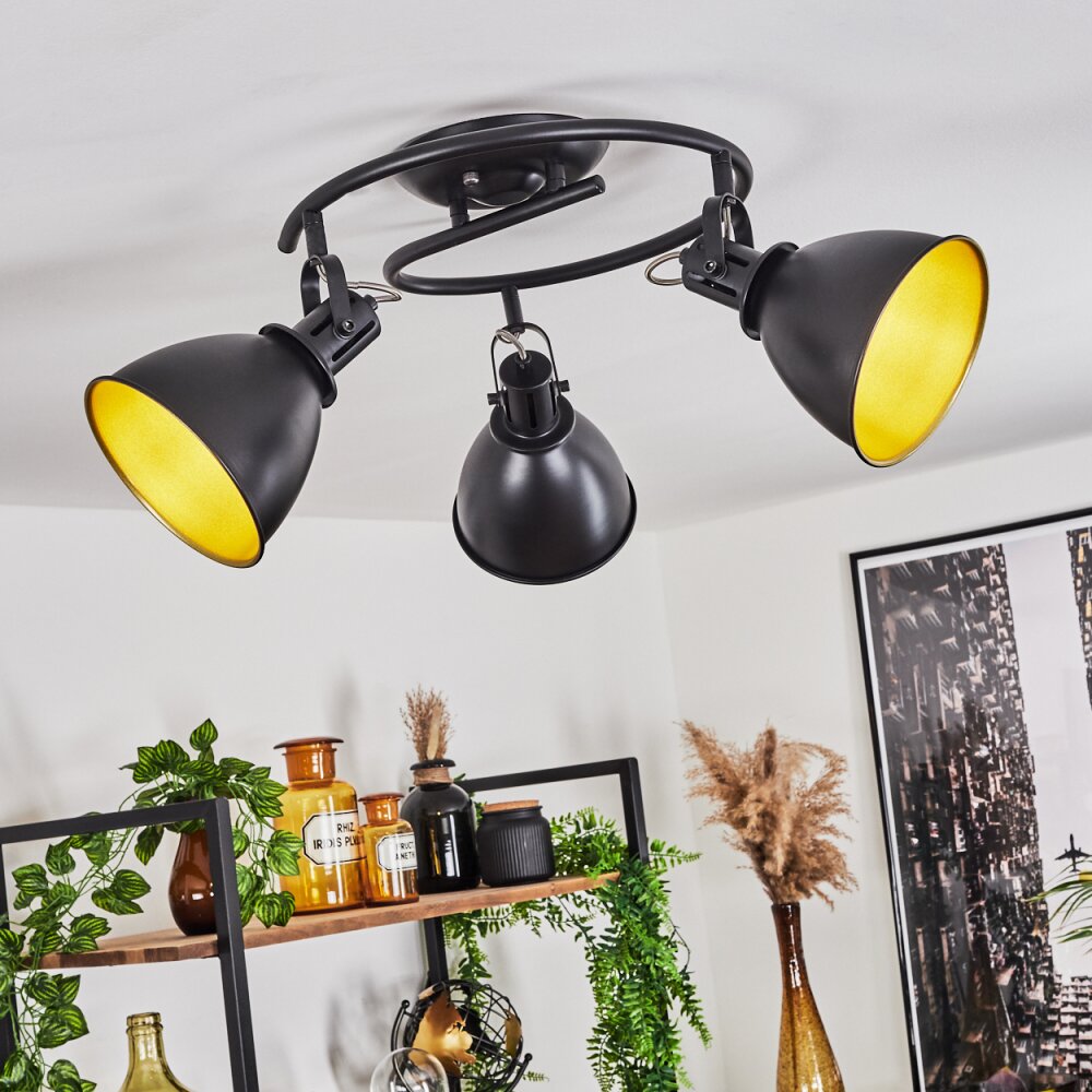 Lámpara de Techo Koppom Negro, 3 luces main product photo