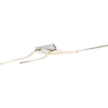 Globo JORNE Lámpara de Techo LED Níquel-mate, 1 luz