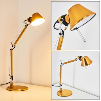 Artemide TOLOMEO MICRO Lámpara de Mesa Amarillo, 1 luz, Cambia de color