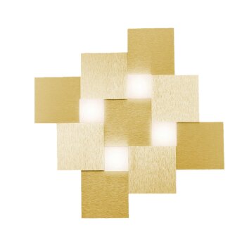Grossmann CREO Lámpara de Techo LED Latón, 4 luces