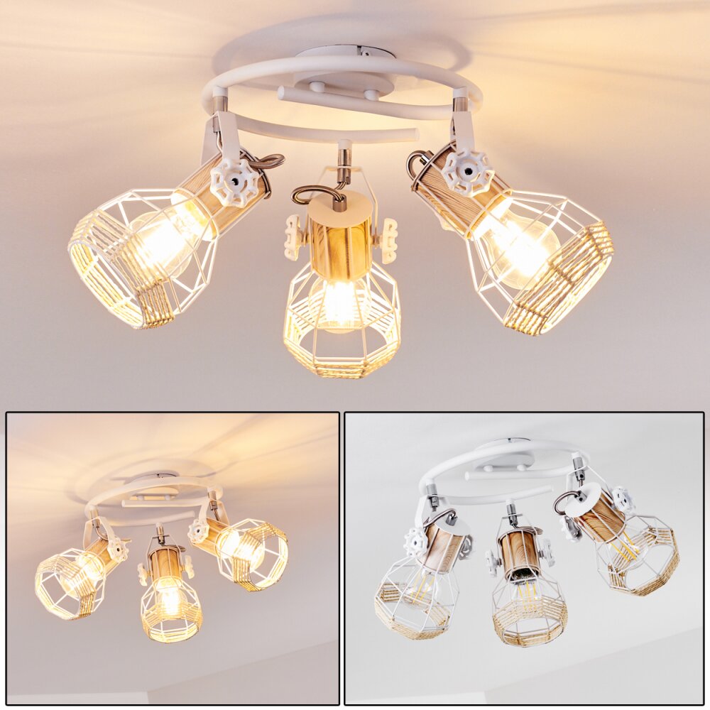Barbacena Lámpara de Techo Blanca, 3 luces main product photo