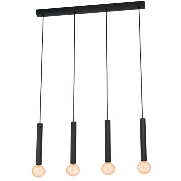 Eglo CORTENOVA Lámpara Colgante Negro, 4 luces