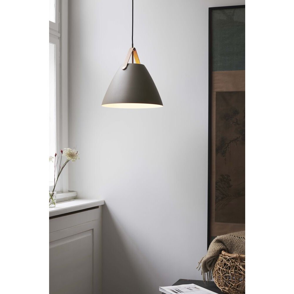 Design For The People by Nordlux STRAP Lámpara Colgante Beige, 1 luz main product photo