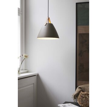 Design For The People by Nordlux STRAP Lámpara Colgante Beige, 1 luz