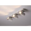 Trio 8024 Lámpara de techo Blanca, 3 luces