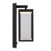 Lucide CLAIRETTE Aplique para exterior LED Negro, Sensor de movimiento