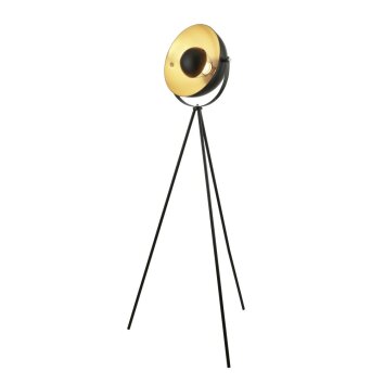Lámpara de Pie Searchlight BLINK Cromo, dorado, Negro, Blanca, 1 luz