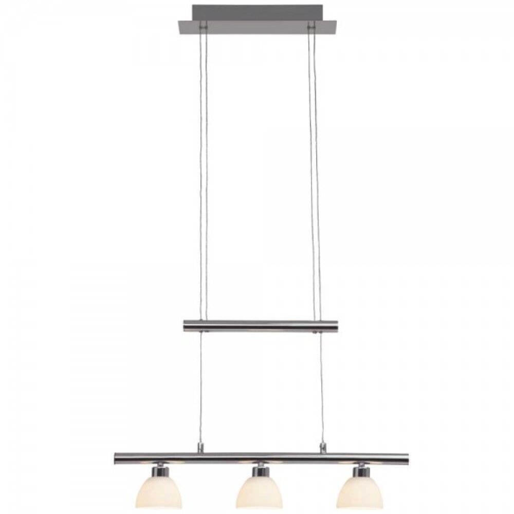 Brilliant Tonja Lámpara colgante LED Cromo, 3 luces main product photo