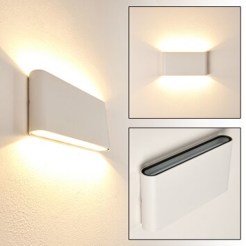 Marsh Aplique para exterior LED Blanca, 2 luces