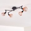 Lámpara de Techo Grönhöj Negro, 4 luces
