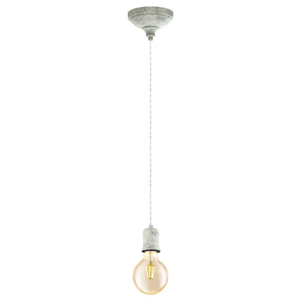 Eglo YORTH Lámpara Colgante Blanca, 1 luz main product photo