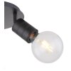 Globo HERMINE Proyector Negro, 3 luces