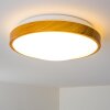 Sora Wood Lámpara de techo LED Madera clara, Blanca, 1 luz