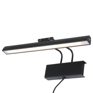 Steinhauer Litho Aplique LED Negro, 1 luz