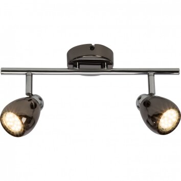 Brilliant MILANO Lámpara de techo LED Cromo, Negro, 2 luces