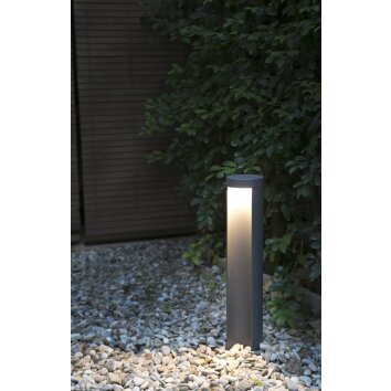Faro Chandra Poste de jardin LED Antracita, 1 luz