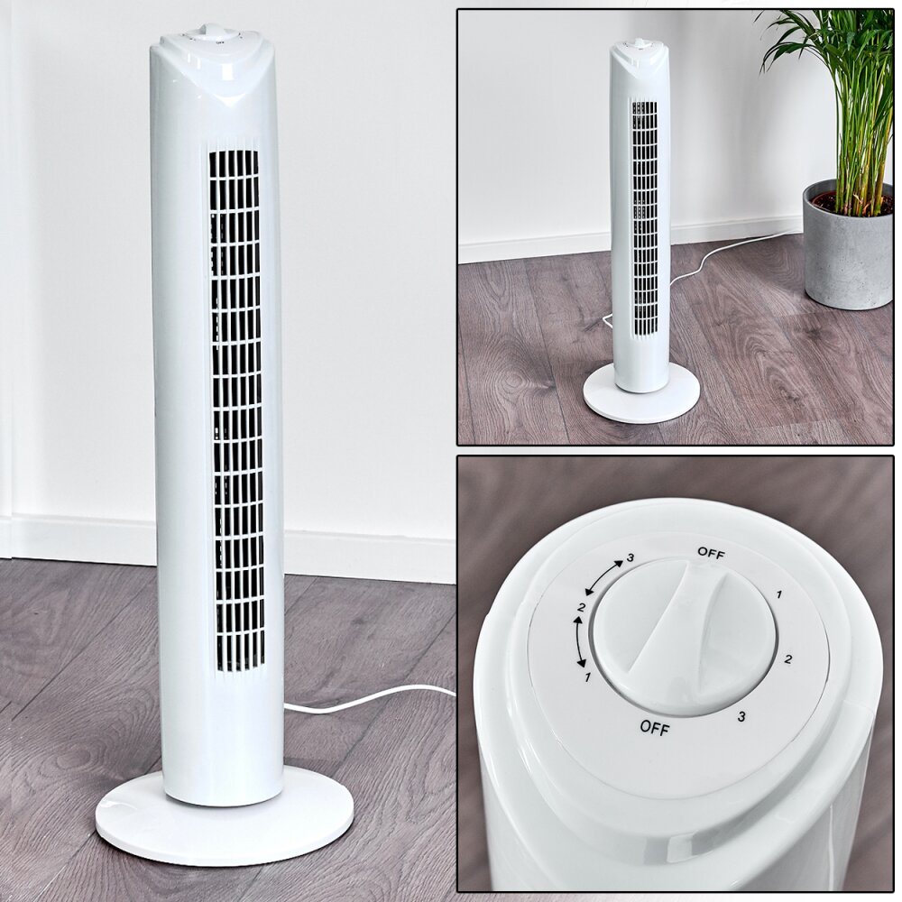 Benidorm Ventilador de pie Blanca main product photo