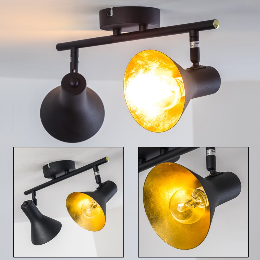 Mavas Lámpara de Techo Negro, 2 luces main product photo