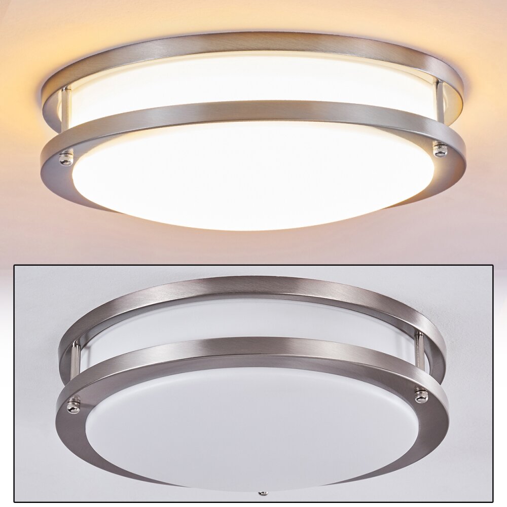 Sora Lámpara de Techo LED Níquel-mate, Blanca, 1 luz main product photo
