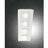 Fabas Luce Formia Lámpara de Techo LED Blanca, 4 luces