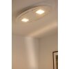 Eva Luz Ellipse Lámpara de techo LED Blanca, 2 luces