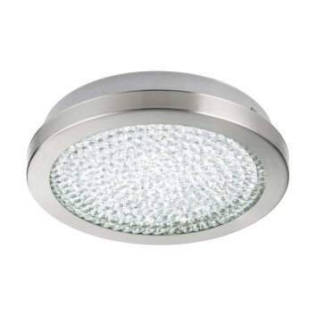 Eglo AREZZO 2 Lámpara de techo LED Aspecto de cristal, Níquel-mate, 1 luz