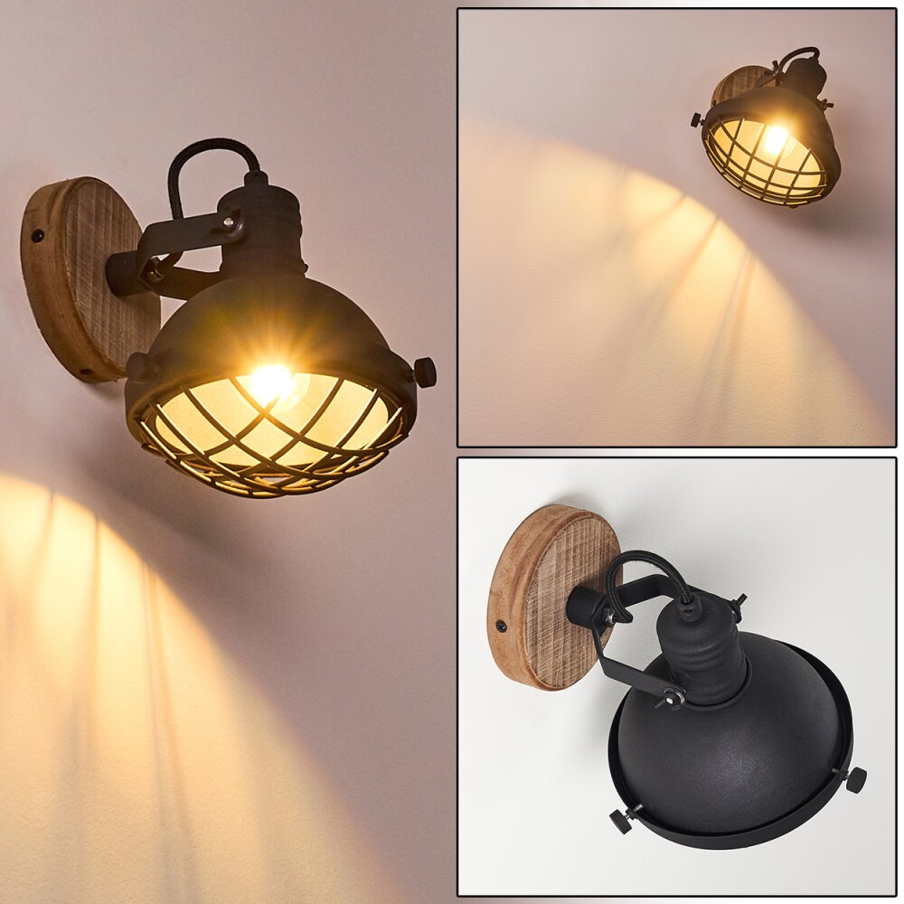 Onsala Aplique Marrón, Negro, 1 luz main product photo