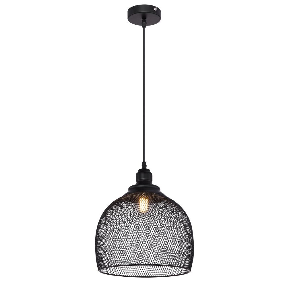 Globo ANYA Lámpara Colgante Negro, 1 luz main product photo